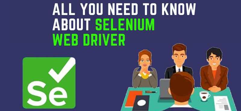 All You Need To Know About Selenium Web Driver